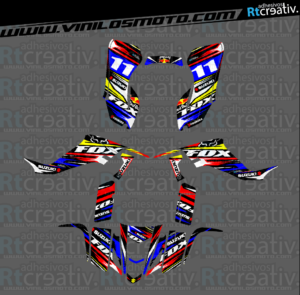 ADHESIVOS Y PEGATINAS DE VINILO PARA SUZUKI LTZ 400 Rt008-01