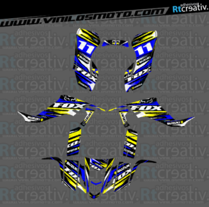 ADHESIVOS Y PEGATINAS DE VINILO PARA SUZUKI LTZ 400 Rt008-11