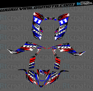 ADHESIVOS Y PEGATINAS DE VINILO PARA SUZUKI LTZ 400 Rt008-10