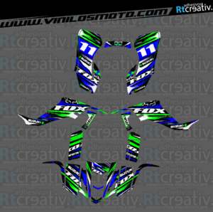 ADHESIVOS Y PEGATINAS DE VINILO PARA SUZUKI LTZ 400 Rt008-08