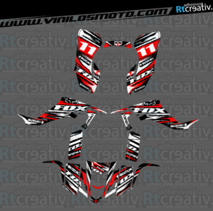 ADHESIVOS Y PEGATINAS DE VINILO PARA SUZUKI LTZ 400 Rt008-06