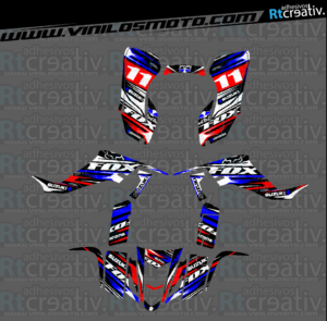 ADHESIVOS Y PEGATINAS DE VINILO PARA SUZUKI LTZ 400 Rt008-04
