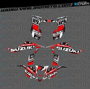ADHESIVOS Y PEGATINAS DE VINILO PARA SUZUKI LTZ 400 Rt010-10