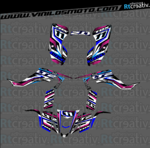 ADHESIVOS Y PEGATINAS DE VINILO PARA SUZUKI LTZ 400 Rt012-10