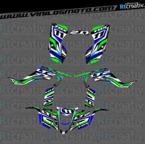 ADHESIVOS Y PEGATINAS DE VINILO PARA SUZUKI LTZ 400 Rt012-03