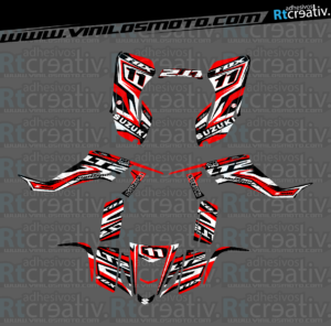 ADHESIVOS Y PEGATINAS DE VINILO PARA SUZUKI LTZ 400 Rt012-08
