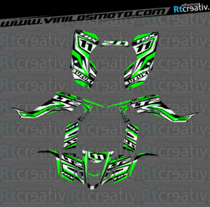ADHESIVOS Y PEGATINAS DE VINILO PARA SUZUKI LTZ 400 Rt012-06
