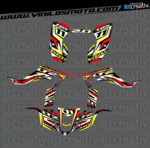 ADHESIVOS Y PEGATINAS DE VINILO PARA SUZUKI LTZ 400 Rt012-04