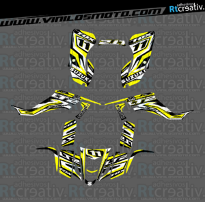 ADHESIVOS Y PEGATINAS DE VINILO PARA SUZUKI LTZ 400 Rt012-05