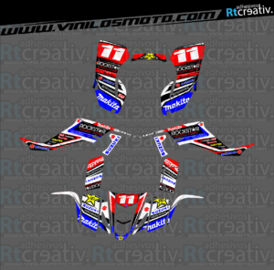 ADHESIVOS Y PEGATINAS DE VINILO PARA SUZUKI LTZ 400 Rt009-03