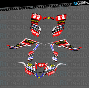 ADHESIVOS Y PEGATINAS DE VINILO PARA SUZUKI LTZ 400 Rt009-02