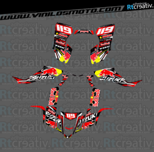 ADHESIVOS Y PEGATINAS DE VINILO PARA SUZUKI LTZ 400 Rt004-01