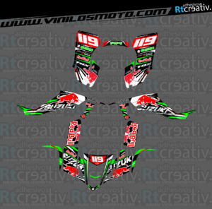 ADHESIVOS Y PEGATINAS DE VINILO PARA SUZUKI LTZ 400 Rt004-03