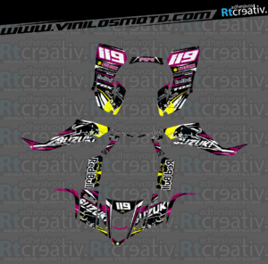 ADHESIVOS Y PEGATINAS DE VINILO PARA SUZUKI LTZ 400 Rt004-07