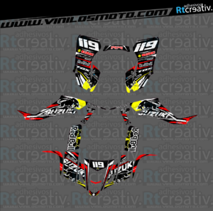 ADHESIVOS Y PEGATINAS DE VINILO PARA SUZUKI LTZ 400 Rt004-08