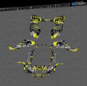 ADHESIVOS Y PEGATINAS DE VINILO PARA SUZUKI LTZ 400 Rt004-11