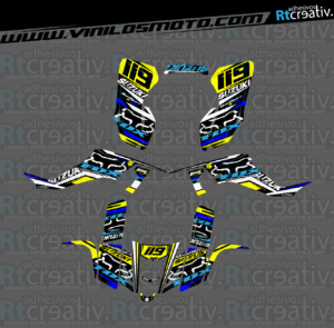 ADHESIVOS Y PEGATINAS DE VINILO PARA SUZUKI LTZ 400 Rt005-02