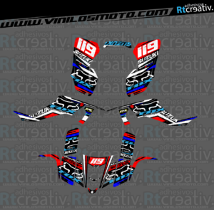 ADHESIVOS Y PEGATINAS DE VINILO PARA SUZUKI LTZ 400 Rt005-04