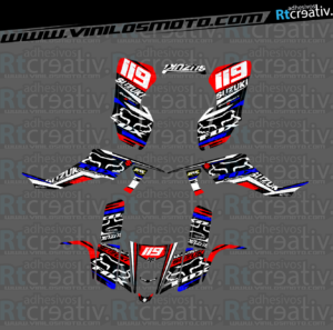 ADHESIVOS Y PEGATINAS DE VINILO PARA SUZUKI LTZ 400 Rt005-05