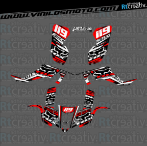 ADHESIVOS Y PEGATINAS DE VINILO PARA SUZUKI LTZ 400 Rt005-07