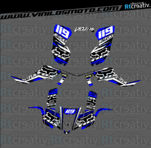 ADHESIVOS Y PEGATINAS DE VINILO PARA SUZUKI LTZ 400 Rt005-08