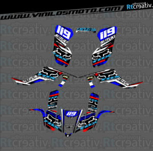 ADHESIVOS Y PEGATINAS DE VINILO PARA SUZUKI LTZ 400 Rt005-09