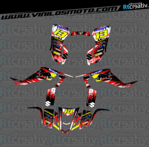 ADHESIVOS Y PEGATINAS DE VINILO PARA SUZUKI LTZ 400 Rt011-05