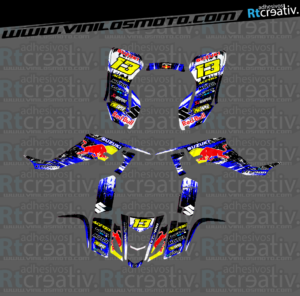 ADHESIVOS Y PEGATINAS DE VINILO PARA SUZUKI LTZ 400 Rt011-03
