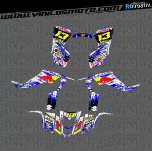 ADHESIVOS Y PEGATINAS DE VINILO PARA SUZUKI LTZ 400 Rt011-07