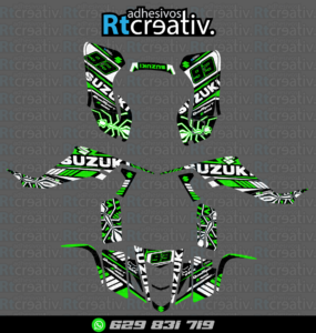 ADHESIVOS Y PEGATINAS DE VINILO PARA SUZUKI LTZ 400 Rt007-02