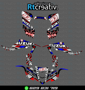 ADHESIVOS Y PEGATINAS DE VINILO PARA SUZUKI LTZ 400 Rt007-09