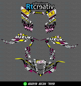 ADHESIVOS Y PEGATINAS DE VINILO PARA SUZUKI LTZ 400 Rt007-08