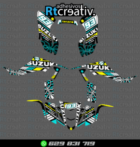 ADHESIVOS Y PEGATINAS DE VINILO PARA SUZUKI LTZ 400 Rt007-07