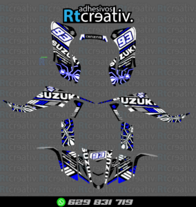 ADHESIVOS Y PEGATINAS DE VINILO PARA SUZUKI LTZ 400 Rt007-01