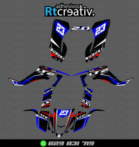 ADHESIVOS Y PEGATINAS DE VINILO PARA SUZUKI LTZ 400 Rt014-09