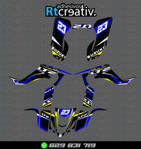 ADHESIVOS Y PEGATINAS DE VINILO PARA SUZUKI LTZ 400 Rt014-07