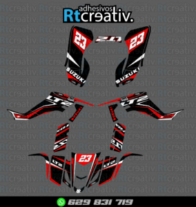 ADHESIVOS Y PEGATINAS DE VINILO PARA SUZUKI LTZ 400 Rt014-05