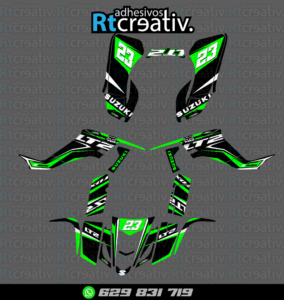 ADHESIVOS Y PEGATINAS DE VINILO PARA SUZUKI LTZ 400 Rt014-02