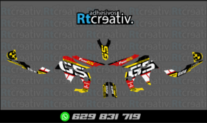 ADHESIVOS Y PEGATINAS DE VINILO BMW GS 800 Rt002-02