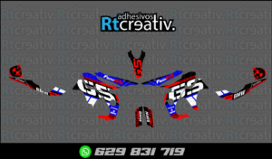 ADHESIVOS Y PEGATINAS DE VINILO BMW GS 800 Rt002-03