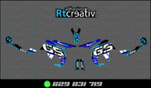 ADHESIVOS Y PEGATINAS DE VINILO BMW GS 800 Rt002-04