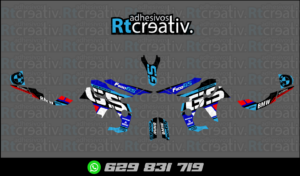 ADHESIVOS Y PEGATINAS DE VINILO BMW GS 800 Rt002-05