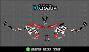 ADHESIVOS Y PEGATINAS DE VINILO BMW GS 800 Rt002-13