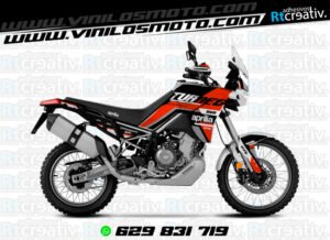 ADHESIVOS Y PEGATINAS DE VINILO APRILIA TUAREG 660 Rt002-12
