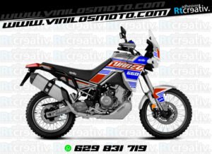 ADHESIVOS Y PEGATINAS DE VINILO APRILIA TUAREG 660 Rt003-14