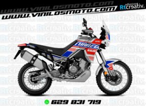 ADHESIVOS Y PEGATINAS DE VINILO APRILIA TUAREG 660 Rt003-15