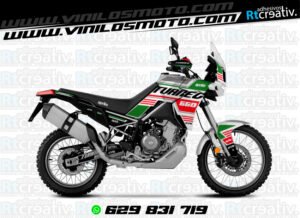 ADHESIVOS Y PEGATINAS DE VINILO APRILIA TUAREG 660 Rt003-16