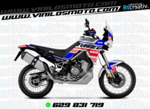 ADHESIVOS Y PEGATINAS DE VINILO APRILIA TUAREG 660 Rt003-17