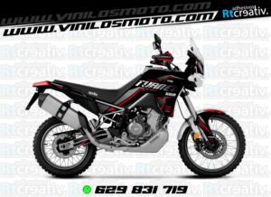 ADHESIVOS Y PEGATINAS DE VINILO APRILIA TUAREG 660 Rt006-01