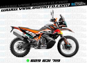 ADHESIVOS Y PEGATINAS DE VINILO KTM ADVENTURE Rt001-01